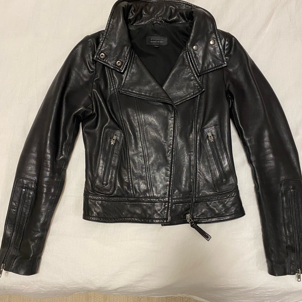Mackage Kenya leather jacket aritzia